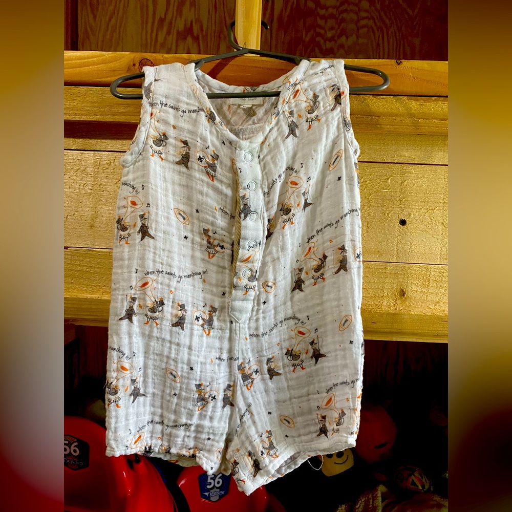 “When the saints go marching in!” Romper